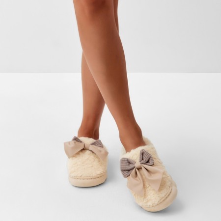 Women's slippers, size 38-39, milk-11