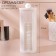 Organizer for storing cotton pads, with a lid, 7 × 19.5 cm, white color