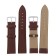 Watch strap, 20 mm, eco -leather, l = 20 cm, brown