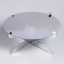 Cake stand, silver color