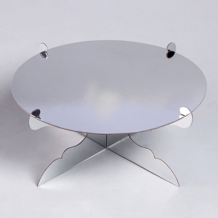 Cake stand, silver color
