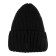 Knitted hat with a lapel for a girl, size 56