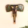 Interior souvenir "Elephant Head" wood 30x4x30 cm