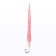 Umbrella - semi -automatic “lace” cane, 8 knitting needles, r = 40 cm, pink/transparent color