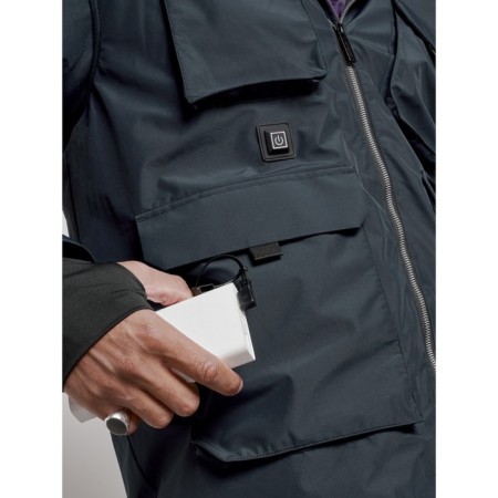 Luy jacket transformer male winter, size 50, dark blue color-12