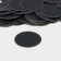 Smooth file for a disk, abrasiveness 180, d2.5 cm, packing 50 pcs, black color