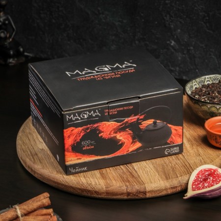 Cast iron magma "Eastern Night", 600 ml, with Sita, enameled inside-6