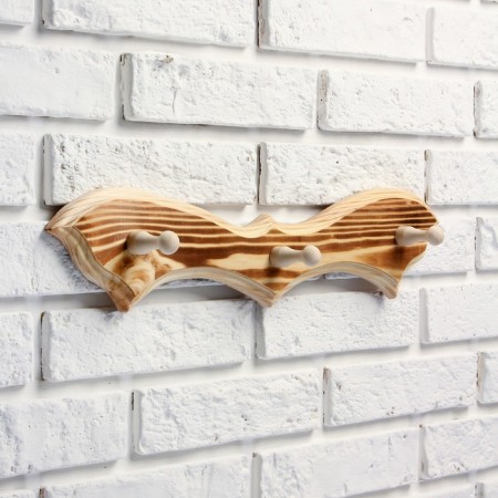 Bits "bat" Lipa burned, 3 hooks, 30.5 × 10 × 5 cm-2