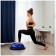 Half -sphere BOSU gymnastic onlytop, massage, with a pump, 55x25 cm, blue color
