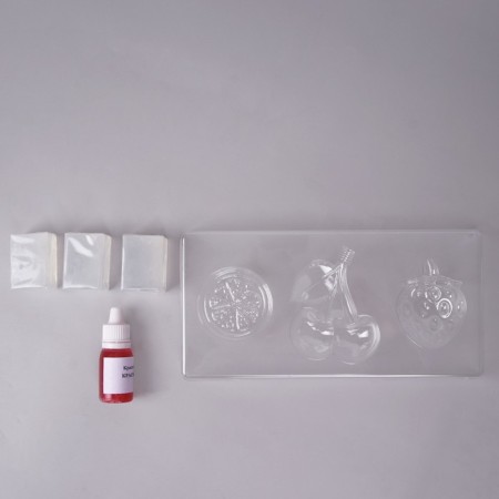 Set for making soap. DIY needle soap "Summer Red"-1