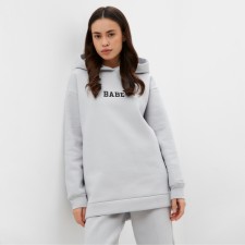 Female Hoods with the Ober Mist Cozy Style, Gray, Size 44