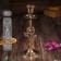 Summary for 1 candle "rose" Antik, brass, 19 cm