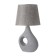 Table lamp with lampshade Risalux "Madelin", E14, 40 W, Gray, 18 × 18 × 33.5 cm