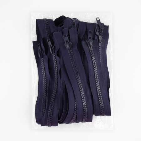 Lightning "Tractor", No. 10, connective, 2 runners, automatic locks, 110 cm, dark blue color-2