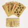 Plastic Plastic Cards "500 euros", 54 pcs, 30mkm, 8.7 x 5.7 cm, golden, in a box