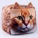 Antistress Cuba "Cat", red