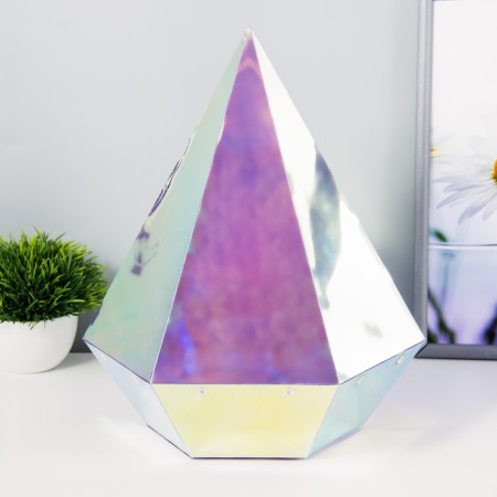 Night "Triangle" LED transparent 25x25x30 cm Risalux-1