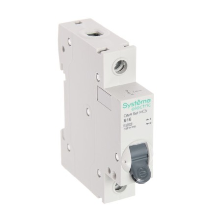 The circuit breaker SE CITY9 SET, B, 16 A, 1P, 4.5 KA, 230 V