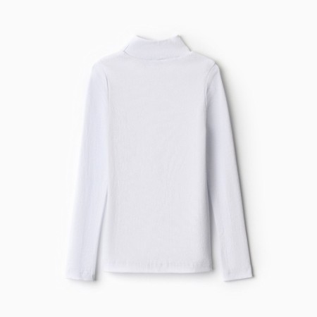 Baby turtleneck, white color, height 140 cm-3