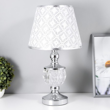 Vasilisa table lamp E27 40W chrome 25x25x47 cm Risalux