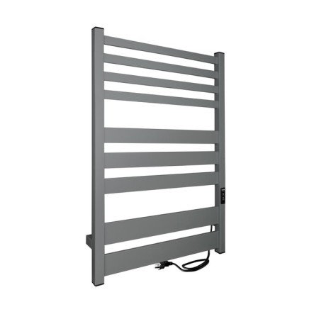 Electric towel Indigo Atlas, 800x500 mm, timer, hidden installation, gray