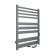Electric towel Indigo Atlas, 800x500 mm, timer, hidden installation, gray