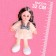 Soft doll "cutie" 32 cm, with sound, in a dress
