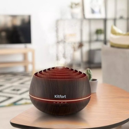 Air humidifier KitFort KT-3803, ultrasound, 800 watts, 0.5 l, brown-1
