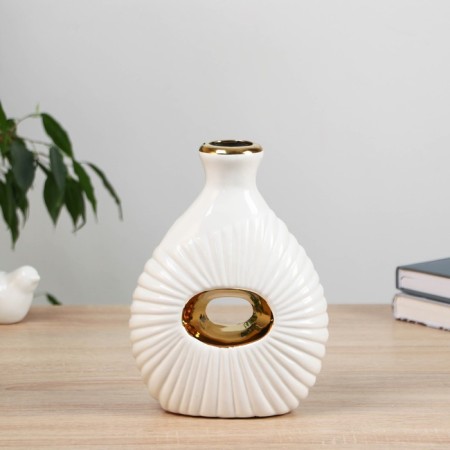 VAZA Ceramics Table "Caydn" 21 cm, white-2