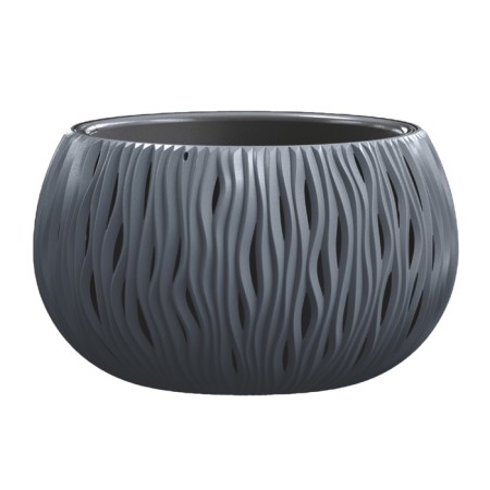 Sandy Bowl Kashpo, 2 subjects: internal and outer capacitance, 9 l, color anthracite