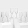 A set of glass glasses for champagne Bistro, 190 ml, 6 pcs
