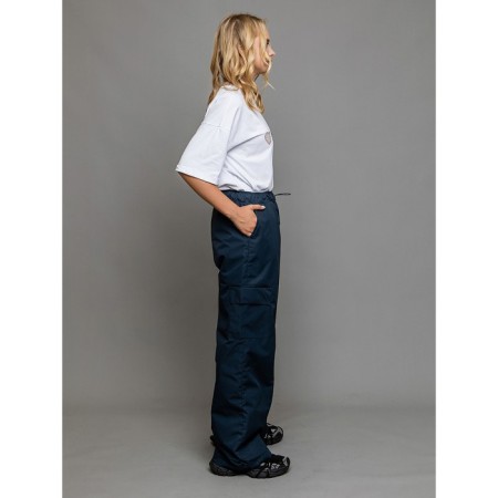 Dressed pants for children, height 176 cm, dark graphite color-1