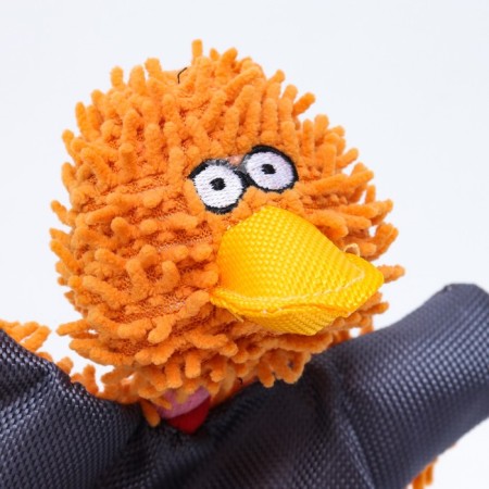Textile toy "Cosmatian duck", 32 x 19 cm, orange-3