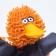 Textile toy "Cosmatian duck", 32 x 19 cm, orange