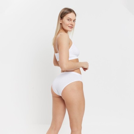Panties female slips, white color, size 44 (m)-8