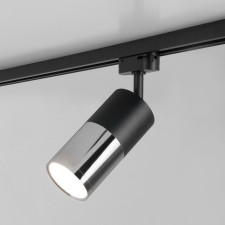 Трековый светильник Elektrostandard, Avantag, 67х67х225 мм, 6Вт, LED, 420Лм, 4200К, цвет хром, чёрный