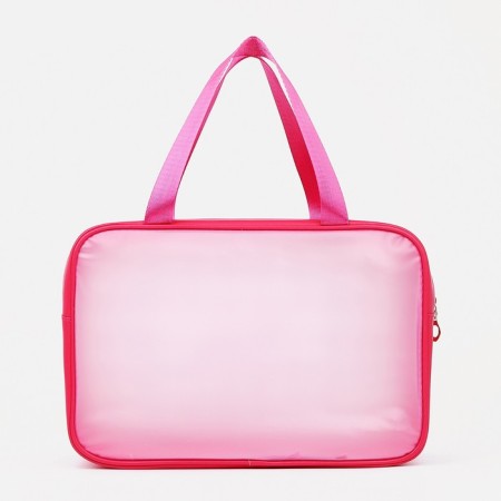 Lightning cosmetic bag, raspberry color-1