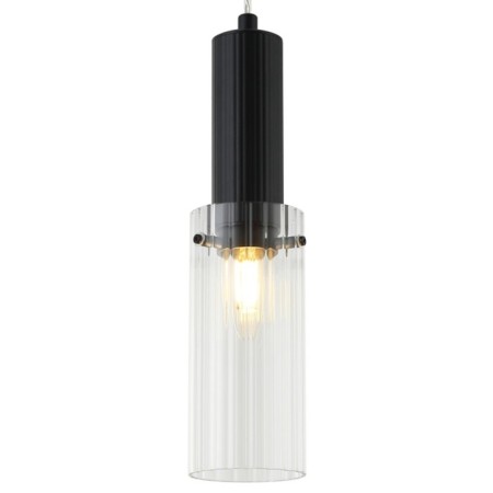 Suspension lamp Wunder 1xe14 40W, size 8x8x35-150 cm, black color-1