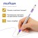 Balloon handle Munhwa MC Gold, node 0.5 mm, violet ink, barcode on the handle