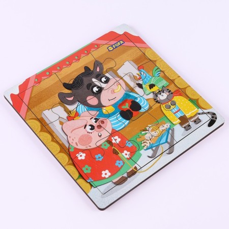 Puzzle "Tales. Winter of animals "-1