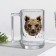 Animals mug, glass, 320 ml, mix