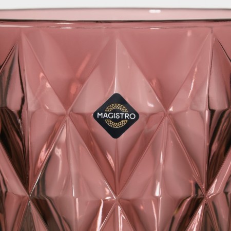 Glass Glass Magistro "Cruise", 1.1 l, pink color-5