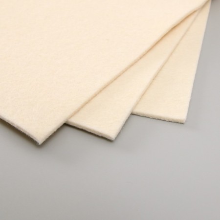 A set of soft felt "Astra" (3 pcs) milk, 3 mm, 400 gr. 20x30 cm-2
