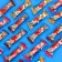 Chewing gum "hot dog" with sour powder, assorted, bank, 7 g