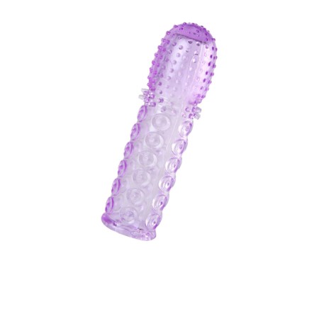 Helper -free nozzle on the Penis TOFYA, purple color, 13.5 cm