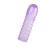 Helper -free nozzle on the Penis TOFYA, purple color, 13.5 cm