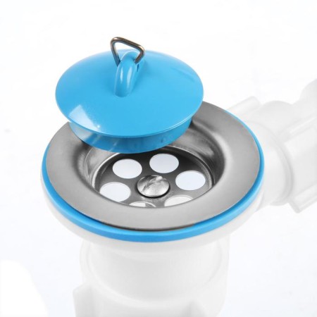 Siphon for the bathtub "Ani Plast" Varangian C6250, adjustable, 1 1/2 "x 40, with release and overflow-1