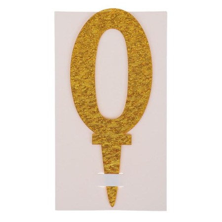 Topper "0", acrylic, Mix colors