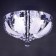 Svetogor chandelier "Melbourne" 4x60W E27 LED lighting chrome 40x40cm