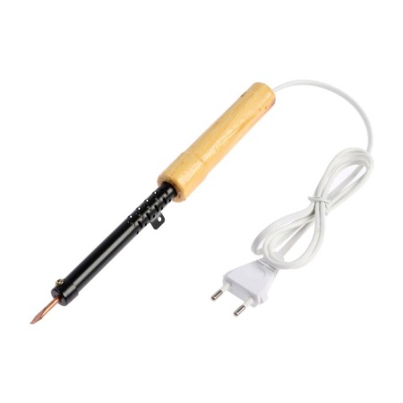 Tundra soldering iron, EPSN, wooden handle, wedge -shaped sting d = 3.5 mm, 25 W, 220 B-7